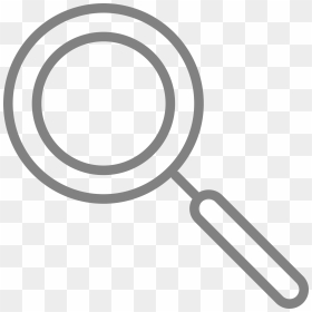 White Magnifying Glass Png - Magnifying Glass Png Icon White, Transparent Png - magnifying glass png no background