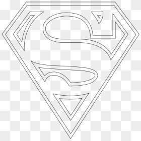 Superman Logo Outline Png - Superman Logo, Transparent Png - superman symbol png