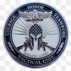 Thin Blue Line Foundation Tactical Unit Coin - Portable Network Graphics, HD Png Download - blue line png