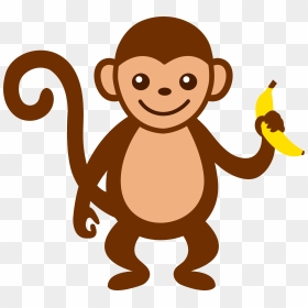 Clipart Of Monkey, Q And Require - Transparent Monkey Clipart, HD Png Download - upside down cross png