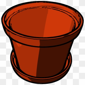 Empty Flowerpot Clip Art At Clker - Pot Clipart, HD Png Download - flower pot png