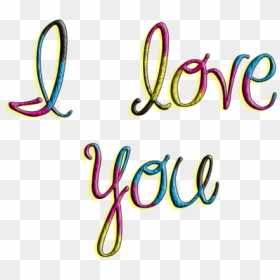 I Love You Png Hd - Calligraphy, Transparent Png - i love you png