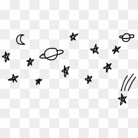 Star Stars Black Tumblr Space Moon Png Art Stars Moon - Transparent Stars And Moon Png, Png Download - stars png tumblr