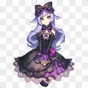 Pastel Goth Anime Girl , Png Download - Cute Goth Anime Girl, Transparent Png - pastel goth png