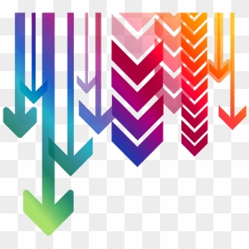 Multiple Arrows Down Clip Arts - Colorful Arrows Png, Transparent Png - png arrows