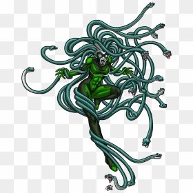 Colored Medusa Cliparts - Anime Greek Mythology Medusa, HD Png Download - medusa png