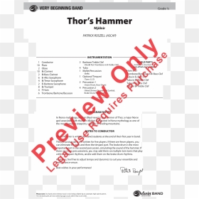 Thumbnail, HD Png Download - thor hammer png