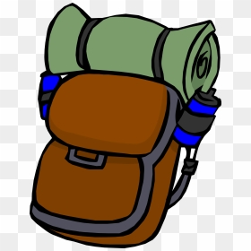 Camp Clipart Backpack - Hiking Backpack Clipart, HD Png Download - hiker png