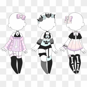 Pastel Goth Outfits - Pastel Goth Aesthetic Outfits, HD Png Download - pastel goth png