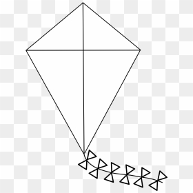Kite Line Art Svg Clip Arts - Kites In Black And White, HD Png Download - kite png