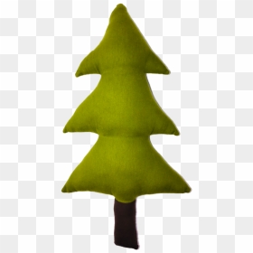 Evergreen Tree Pillow - Christmas Tree, HD Png Download - evergreen tree png