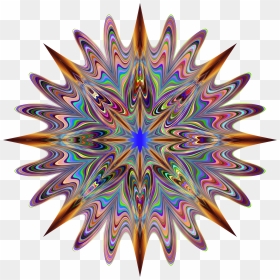 Psychedelic Star Clip Arts - Trippy Star Png, Transparent Png - stars png tumblr