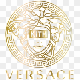 Logo Versace , Png Download - Kith X Versace Logo, Transparent Png - versace logo png