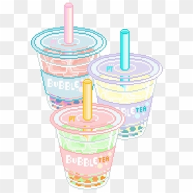 Aesthetic Pastel Bubble Tea , Png Download - Boba Aesthetic, Transparent Png - boba png