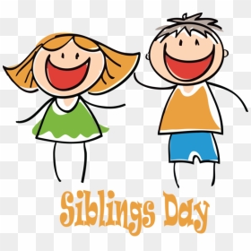 Transparent Siblings Day Cartoon Facial Expression - National Siblings Day Clipart, HD Png Download - happy person png