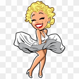 Banner Transparent Art Museum Clipart - Cartoon Marilyn Monroe Drawing Easy, HD Png Download - marilyn monroe png