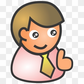 Man, Happy, Young, Adult, Successful, Hand Signs - Person Smiling Clipart, HD Png Download - happy person png