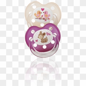Baby Nova Silicon Orthodontic Pacifier Deco 2 Pcs Size - Pacifier, HD Png Download - pacifier png