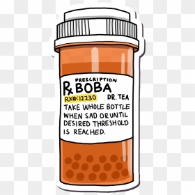 Boba Stickers Png, Transparent Png - boba png