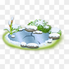 Frozen Pond Png - Clip Art Frozen Pond, Transparent Png - hay png