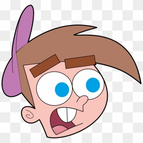 Timmy Turner"s Head Mouth Open By Jtgp-chromrea - Timmy Turner Without Buck Teeth, HD Png Download - shocked face png