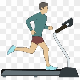 Man On Treadmill Clip Arts - Treadmill Clipart, HD Png Download - fat guy png