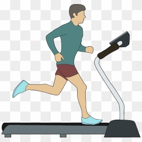 Man On Treadmill Clip Arts - Treadmill Clipart, HD Png Download - vhv