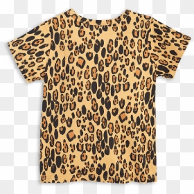 Animal Print T Shirt Png , Png Download - Mini Rodini Basic Leopard Tank Top, Transparent Png - leopard print png