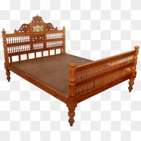 Cot King Size Antique Style - Bed Frame, HD Png Download - cot png