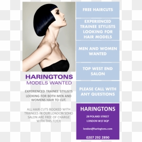 Trainee Models Wanted - Hairdressing Hair Models Wanted, HD Png Download - hairstyle png