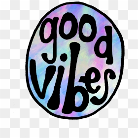 Groovy Good Vibes Watercolor Circle Clipart , Png Download - Good Vibes Clip Art Png, Transparent Png - watercolor circle png