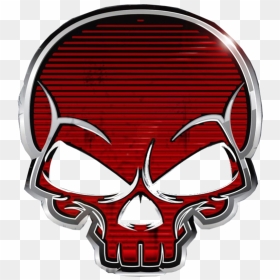 Thumb Image - Metal Skull Logo Png, Transparent Png - red skull png