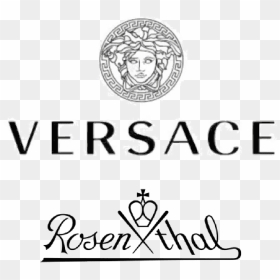 Line Art, HD Png Download - versace logo png