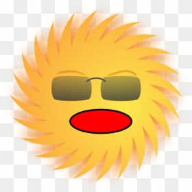 Shocked Sun Clip Art - Sun Clip Art, HD Png Download - shocked face png