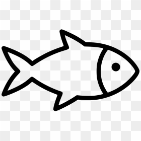 Fish Black And White Png, Transparent Png - fish silhouette png