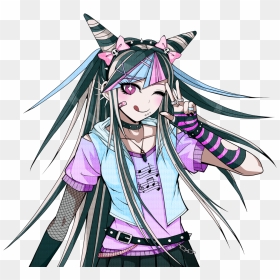 Transparent Pastel Goth Png - Ibuki Mioda Sprite Edit, Png Download - pastel goth png