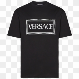 Sustainable Versace Vintage 90s Logo T Shirt - Student Nutrition Fact, HD Png Download - versace logo png
