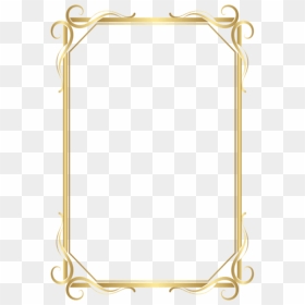 Frame Bordergold Png - Frame Border Design Png, Transparent Png - golden frame design png