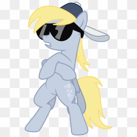 Derpy S Got Swag By Axemgr-d4ollqp - Rainbow Dash With Glasses, HD Png Download - swag glasses png