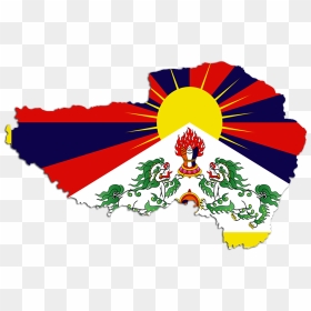 The National Flag Of Tibet - 10 March Tibetan Uprising Day, HD Png Download - national flag png