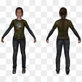 Download Zip Archive - Ellie Naughty Dog Shirt, HD Png Download - the last of us png