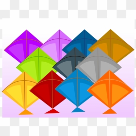 Vector Drawing Of Kites - Makar Sankranti Patang Png, Transparent Png - kite png