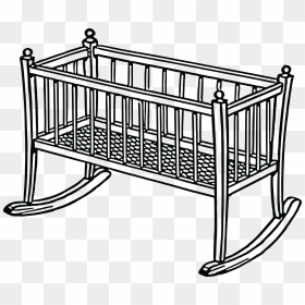 Cot Clip Art , Png Download - Cradle Clipart, Transparent Png - cot png