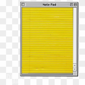 Transparent Yellow Notepad Clipart - Aesthetic Computer Notepad Png, Png Download - stars png tumblr