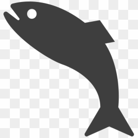 Fish Jumping Clip Art, HD Png Download - fish silhouette png
