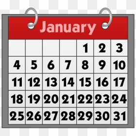 Public Domain Clip Art - Calendar Clip Art Free, HD Png Download - empty calendar png