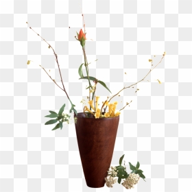 Retro Flower Pot Transparent - Flowerpot, HD Png Download - flower pot png