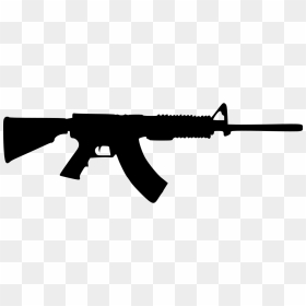 Ak Military - Semi Automatic Gun No Background, HD Png Download - ak png