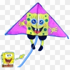 #kite #dailychallenge #spongebob #funny #freetoedit - Spongebob Kite Png, Transparent Png - kite png