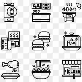 Black And White Icon Png, Transparent Png - hamburger menu icon png